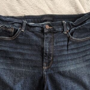 Buckle Dark Blue Ankle & Cropped Jeans